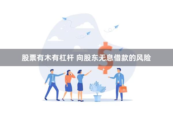 股票有木有杠杆 向股东无息借款的风险